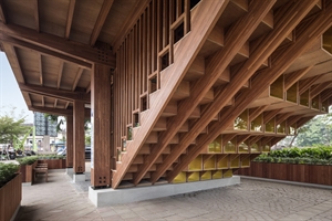 stairs below