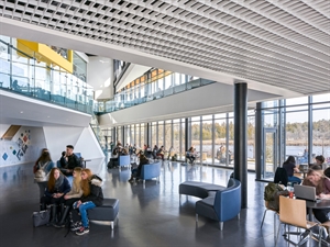lobby students